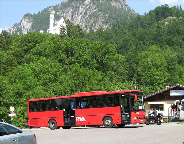 Bus der RVA nach Füssen