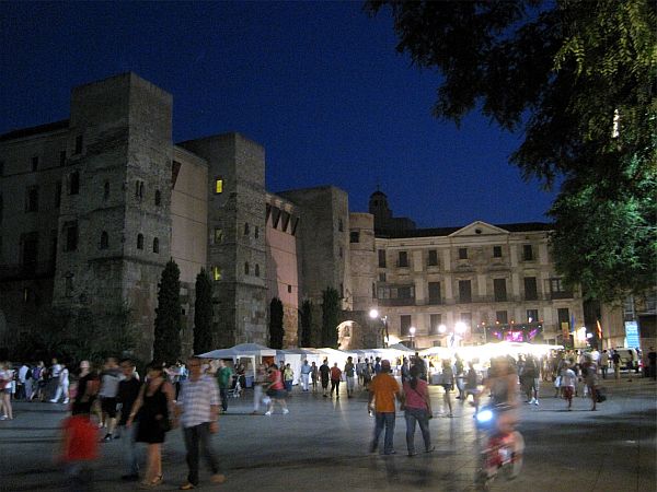 Barcelona im Abendlicht
