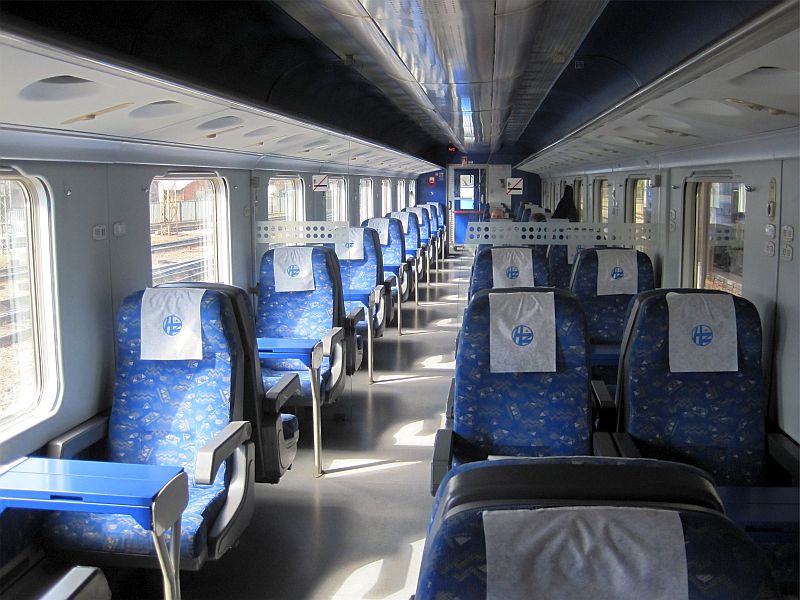 1. Klasse im Regionalzug Zagreb-Rijeka