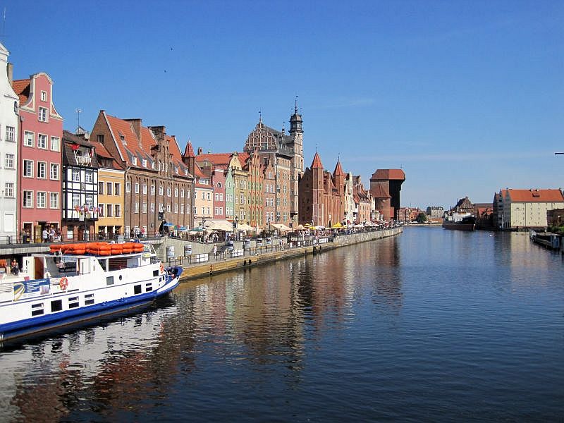 Krantor an der Motława Danzig (Gdańsk)