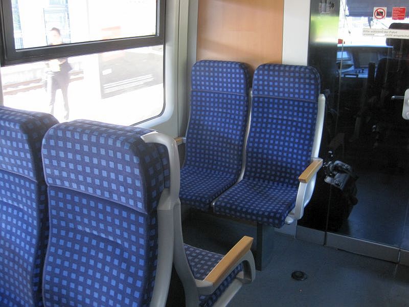 1. Klasse im Desiro der Kneipp-Lechfeld-Bahn