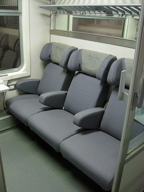 1. Klasse-Abteilwagen im Intercity der Trenitalia