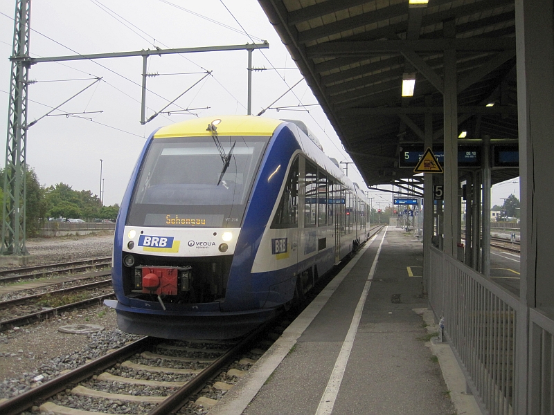 LINT der Bayerischen Regiobahn (BRB) in Weilheim