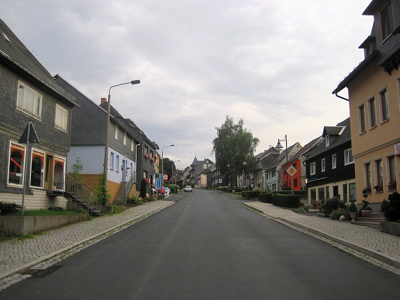 Schiefergetäfelte Fassaden in Oberweißbach
