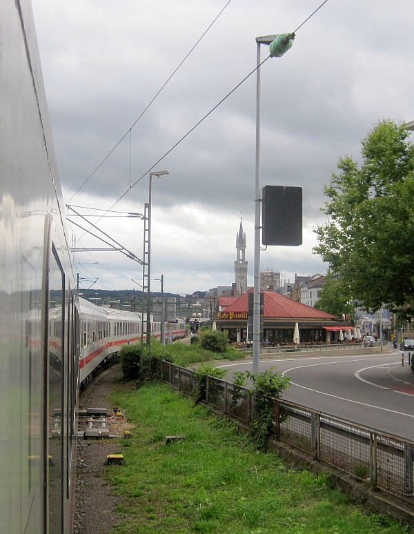Einfahrt in Konstanzer Bahnhof