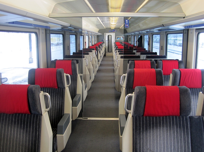 1. Klasse im Intercity der SBB