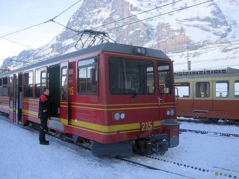 Triebwagen BDhe 4/8 der Jungfraubahn (JB)