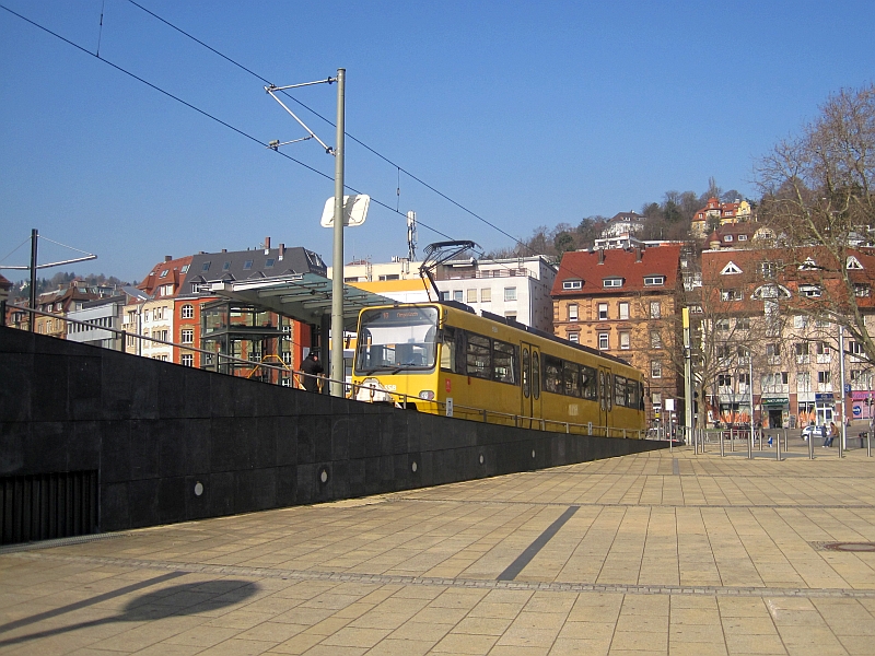 Zahnradbahn am Marienplatz Stuttgart