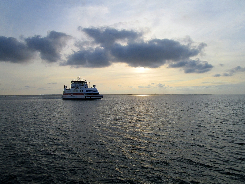 Fährschiff auf der Nordsee